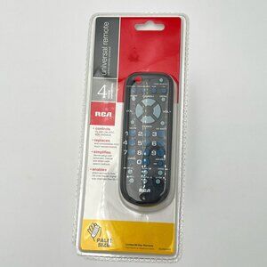 NEW RCA Universal Remote Control w/ 4 Device Controls TV, Cable, VCR, DVD, AUX